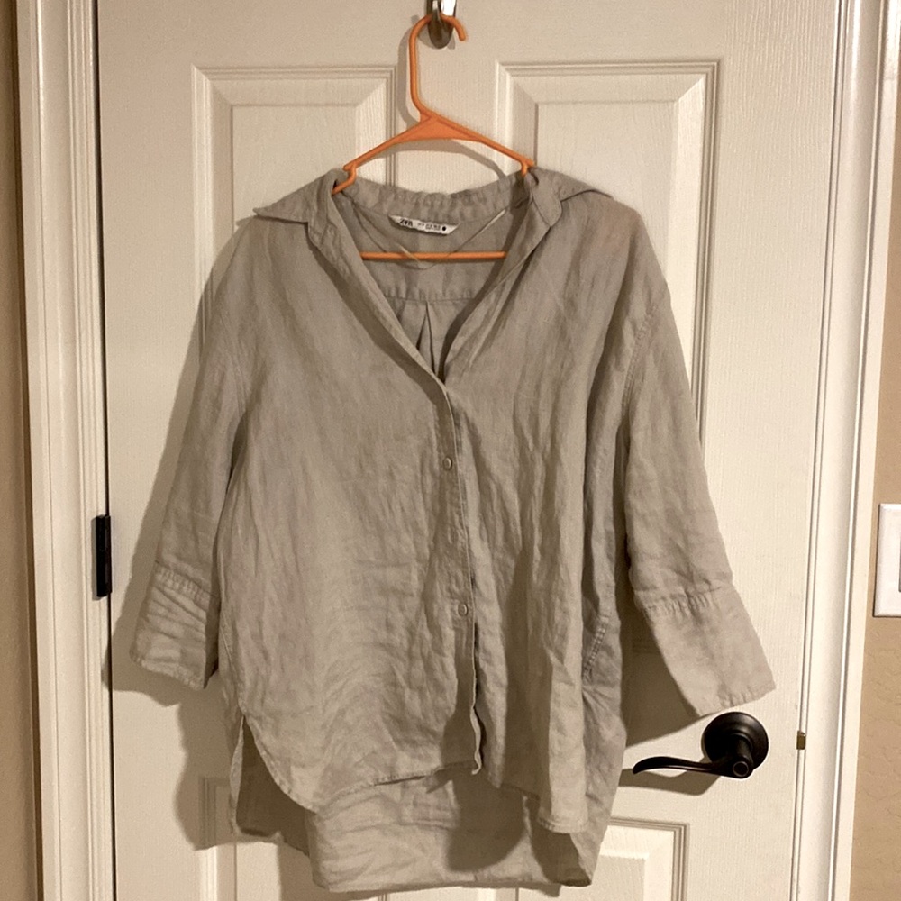 Zara button up